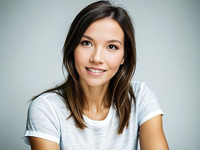 Young Woman with Warm Smile