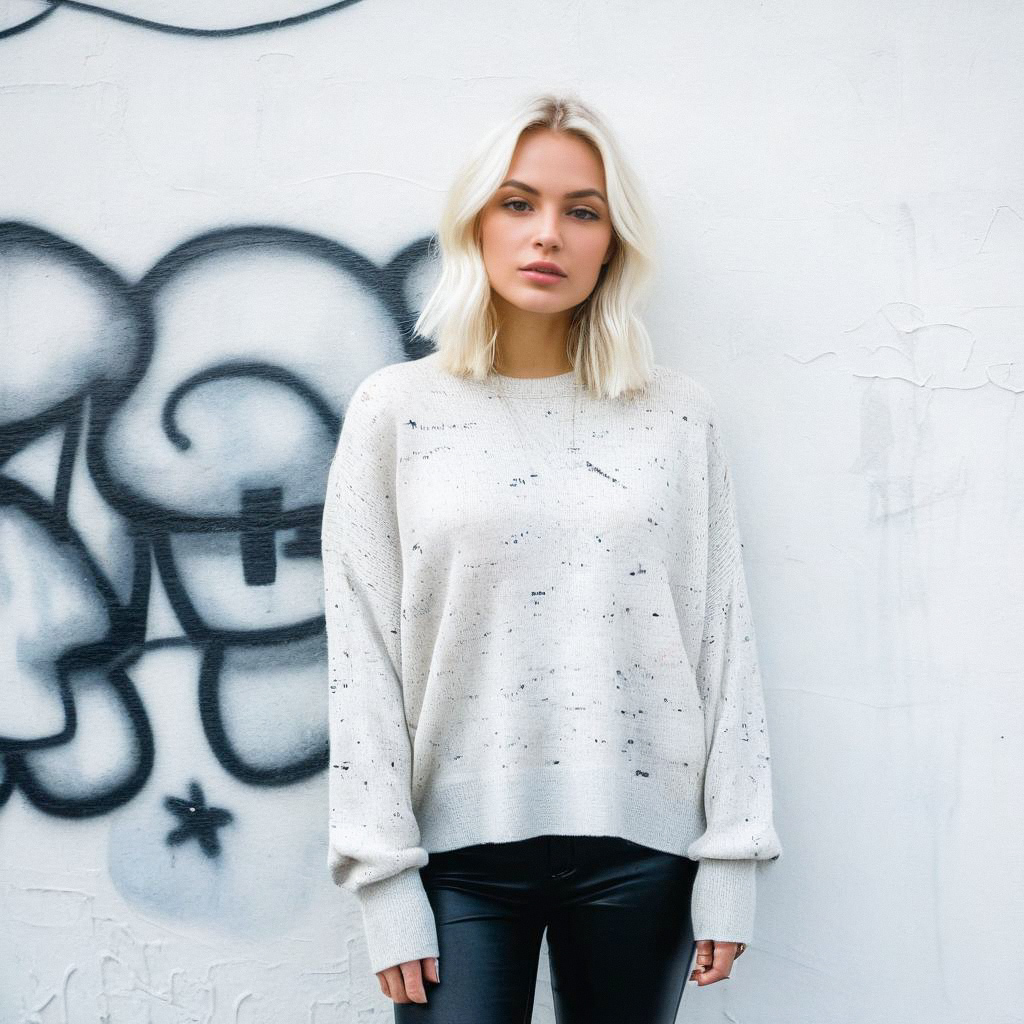 Confident Woman in Urban Setting