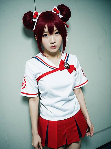 Realistic Rika Jougasaki Cosplay Woman Character Photography