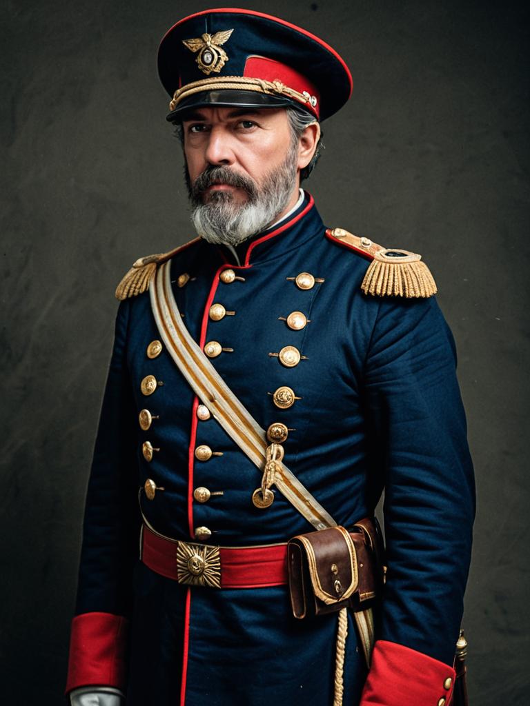 19th Century Military Uniform Cosplay