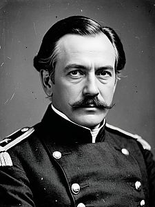 Civil War Era Military Headshot