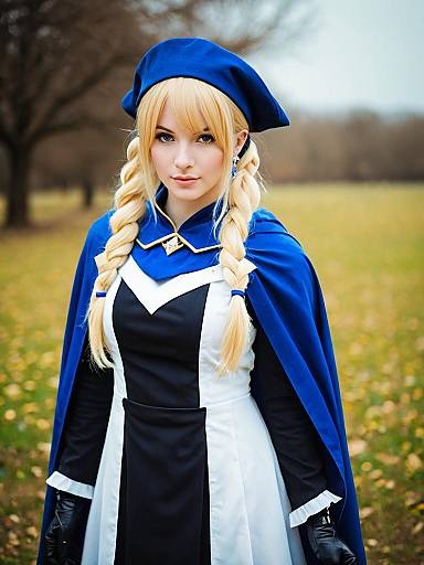Artoria Caster Second Ascension Cosplay Outdoors