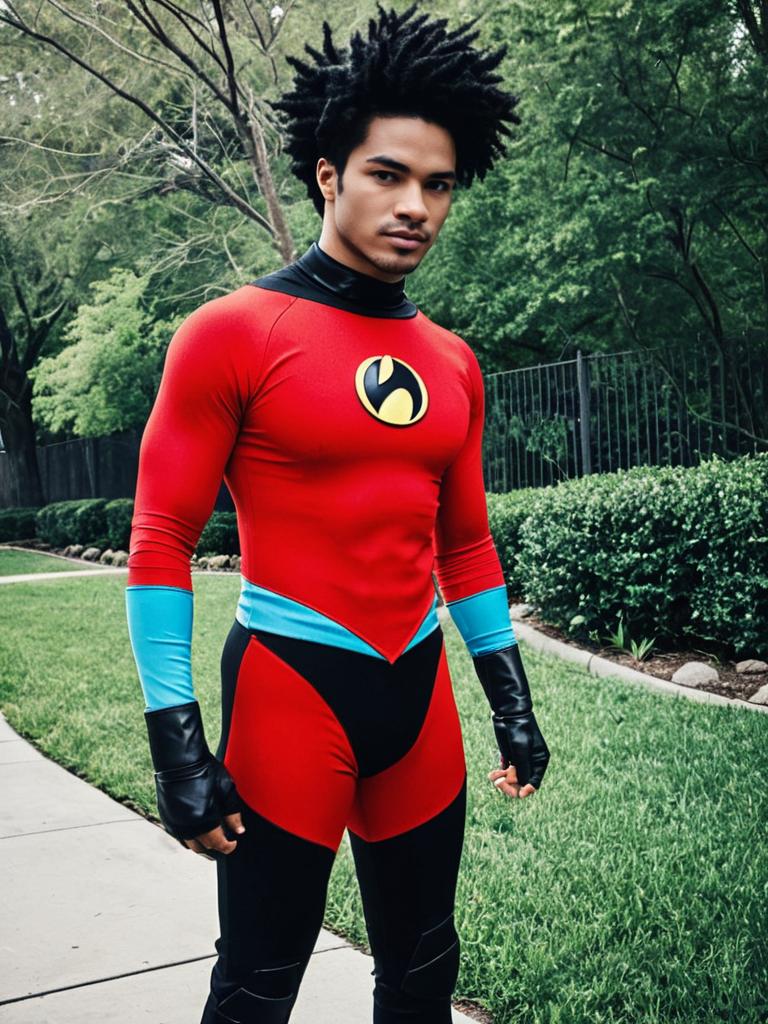 Realistic Aqualad Jackson Hyde Man Cosplay Costume Outdoors