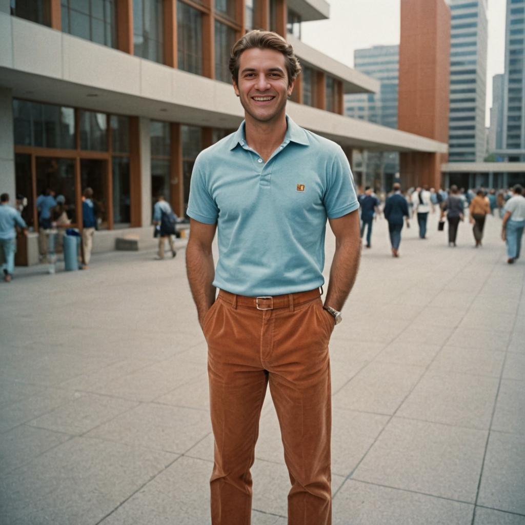 Confident Man in Urban Setting