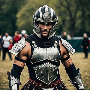 Medieval Warrior in Armor