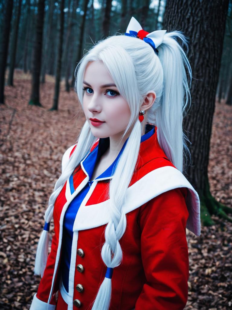 Alisaie Leveilleur Cosplay in Forest Setting