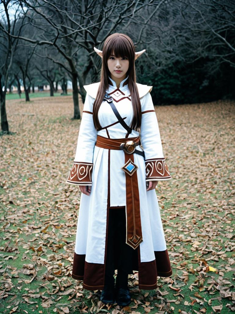 Ragnarok Online Acolyte Cosplay in Realistic Style