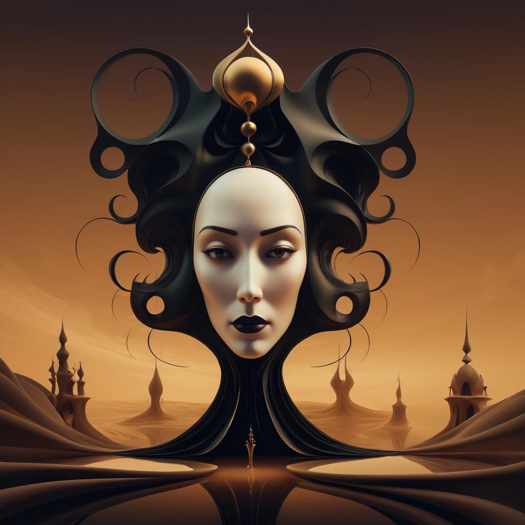 Surreal Ominous Character with Dalí Influence