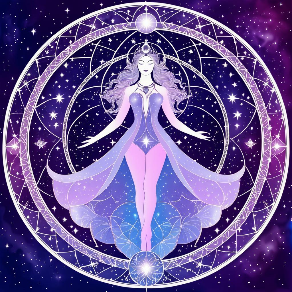 Celestial Divine Feminine and Sacred Geometry