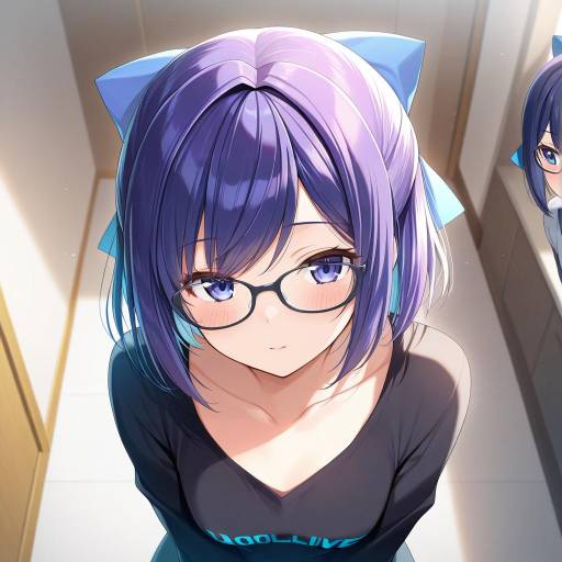 Illustration of A-chan (hololive), hololive in the style of Kagachi saku