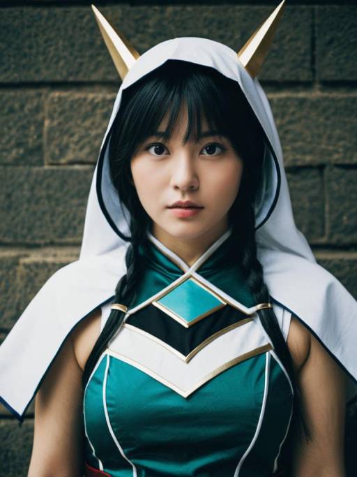 Woman in Mina Costume Cosplay