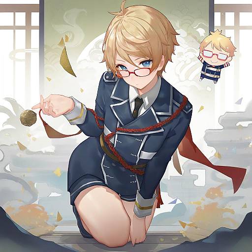 Illustration of Hakata toushirou, touken ranbu in the style of Ctrlz77