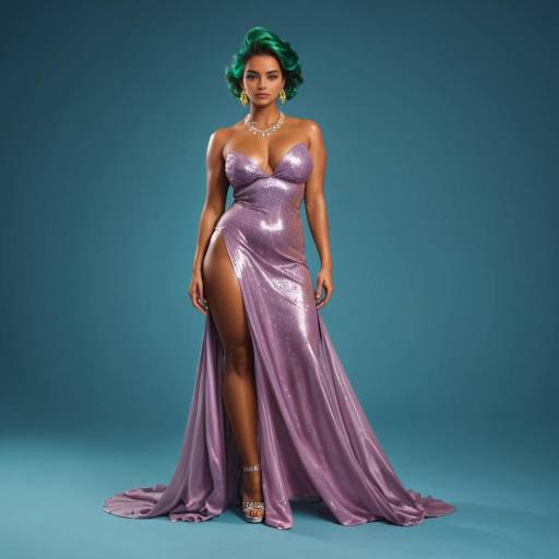 Avant-Garde Woman in Vibrant Fashion Avant-Garde Woman in Vibrant Fashion