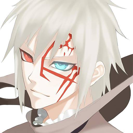 Illustration of Allen walker, d.gray-man in the style of Throtem