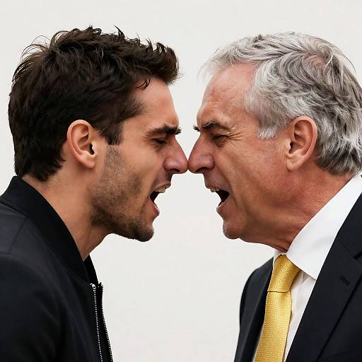 Intense Shouting Between Two Men