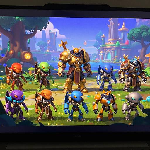 Colorful Fantasy Game Character Generator