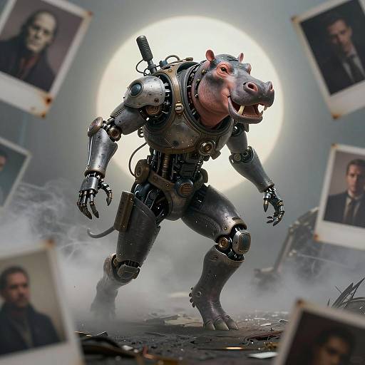 Cybernetic Hippopotamus Space Mercenary