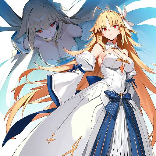 Illustration of Archetype earth, tsukihime in the style of Gin (ginshari)