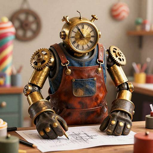 Clockwork Tinkerer in Candy Workshop