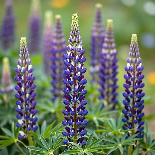 Lupins Blooming at Trinity