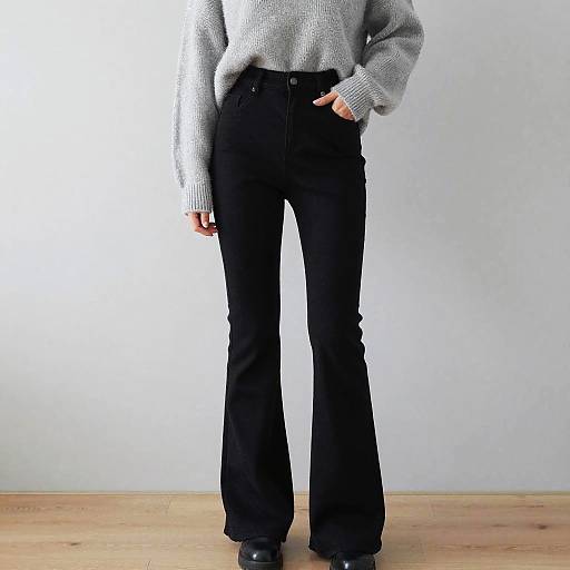 Minimalist Fashion with Sparkly Sleeves