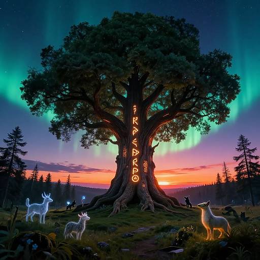 Digital artwork of a glowing 