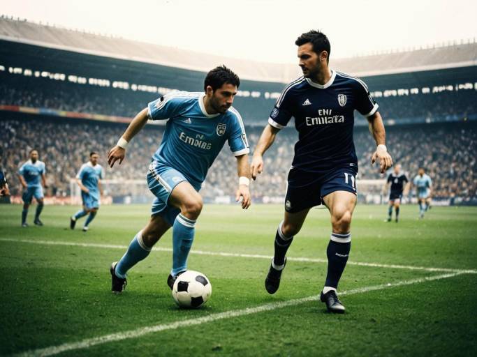 Dynamic Soccer Action Wallpaper