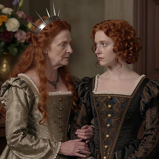 Renaissance Duo: Grace and Elegance Captured