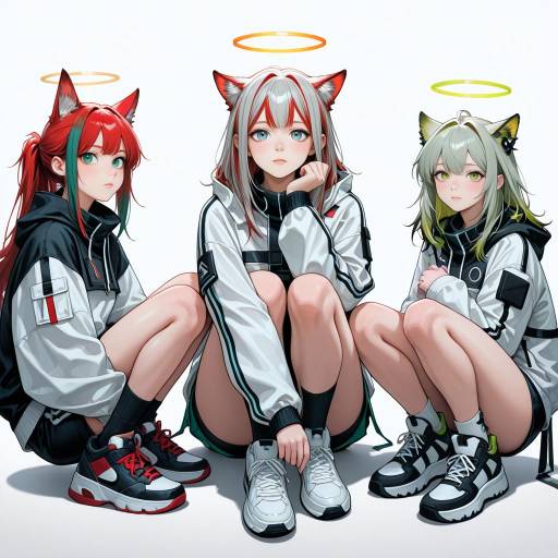 Adorable Girls with Animal Ears