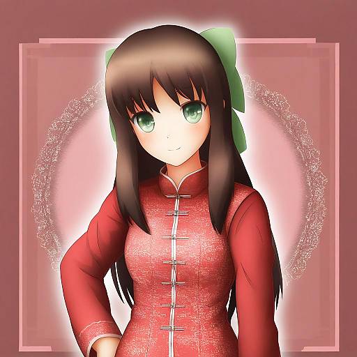 Illustration of Arima miyako, tsukihime in the style of Arthur ko