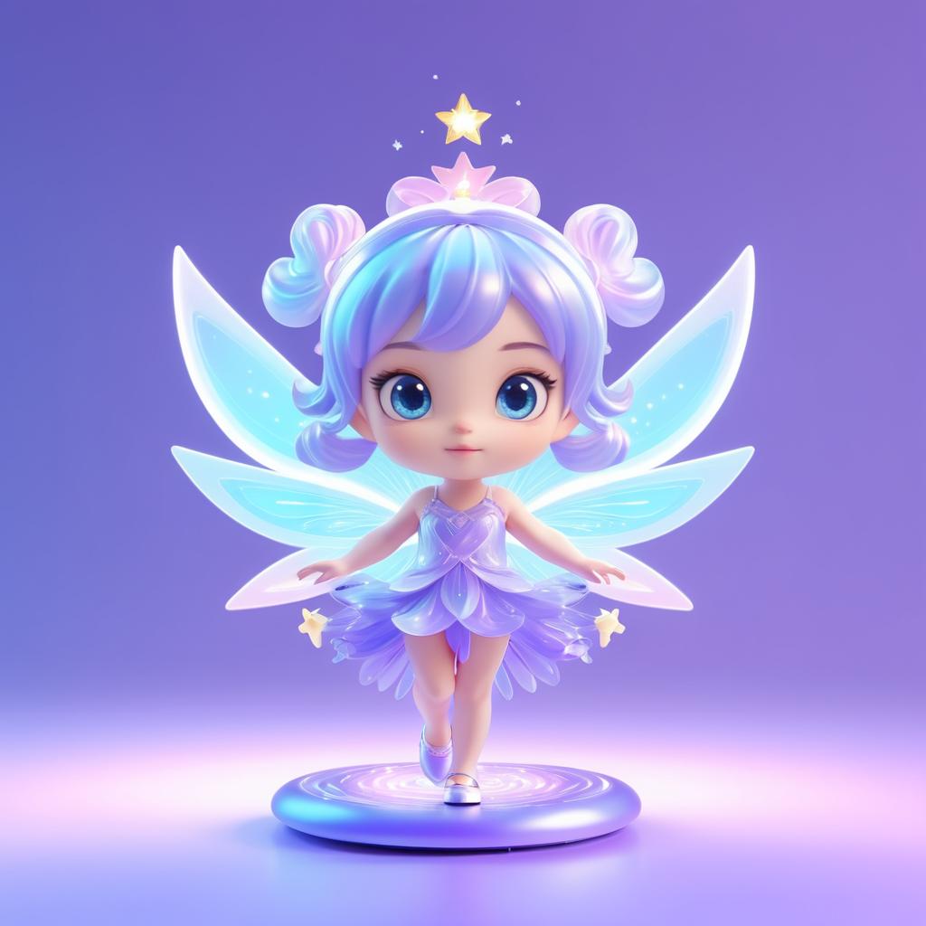 Adorable Celestial Fairy Toy Concept