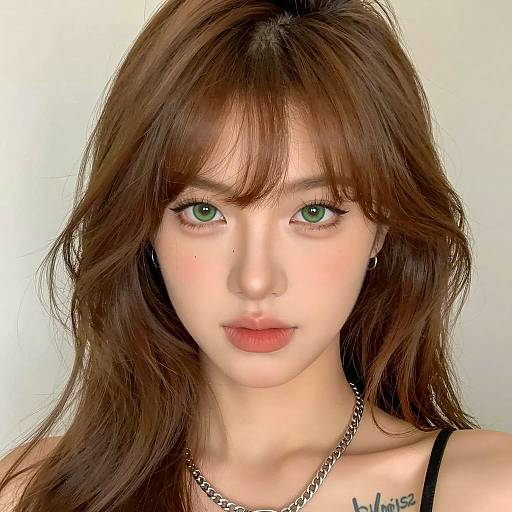 Close-Up Portrait of a Woman