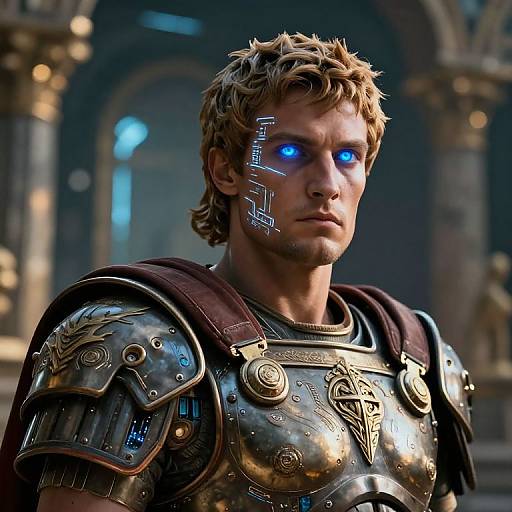 Futuristic Portrait of Alexander the Great