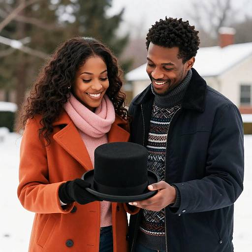 Winter Joy: Couples Photography in Style