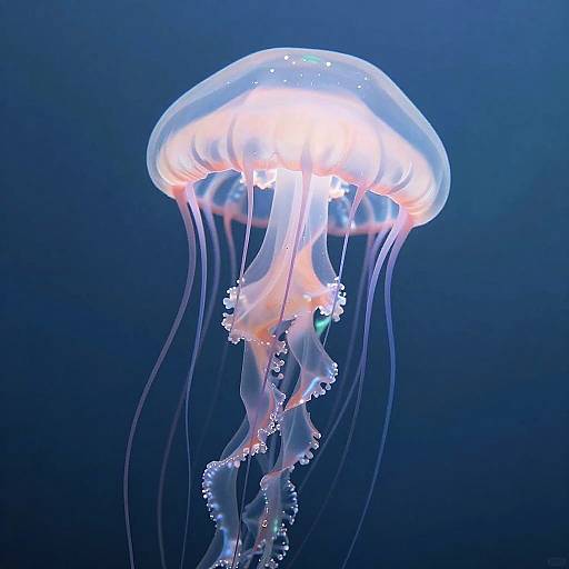 Elegant Jellyfish Tentacle Hairstyle