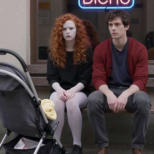 Candid Moment on a Park Bench