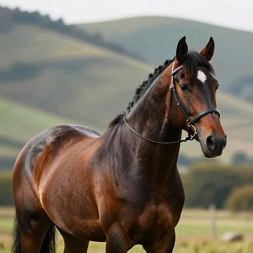 Regal Stallion in Military Jacket