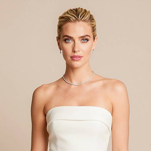 Elegant Portrait of a Blonde Woman