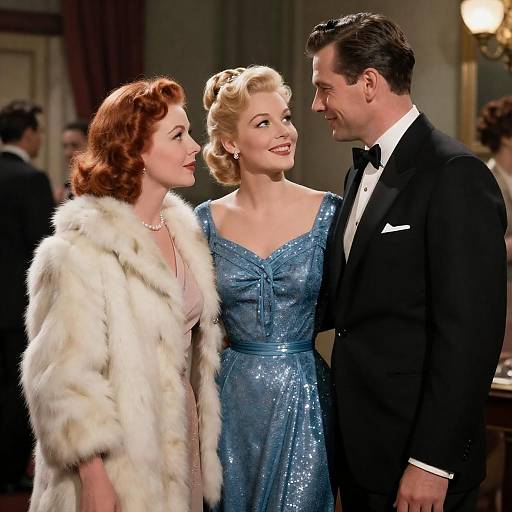 1950s Glamour Film Poster Trio