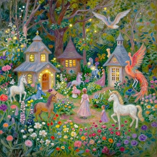 Enchanted Garden Fantasy Village