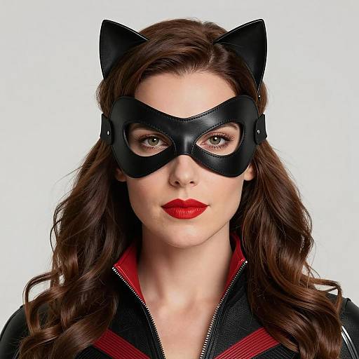 Photorealistic Black Widow Cosplay Portrait