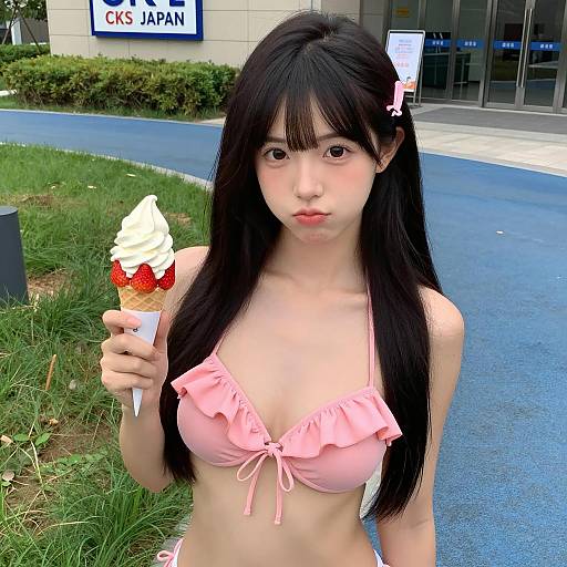 Summer Vibes with an Asian Beauty