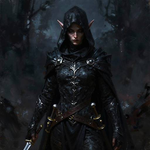 Shadow Elf Assassin Portrait