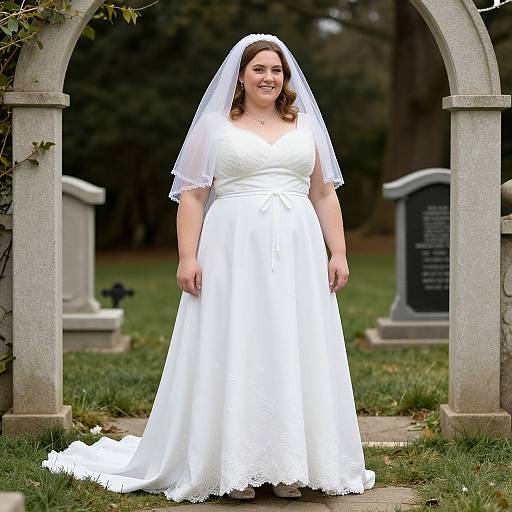 Plus Size Cemetery Bride Costume