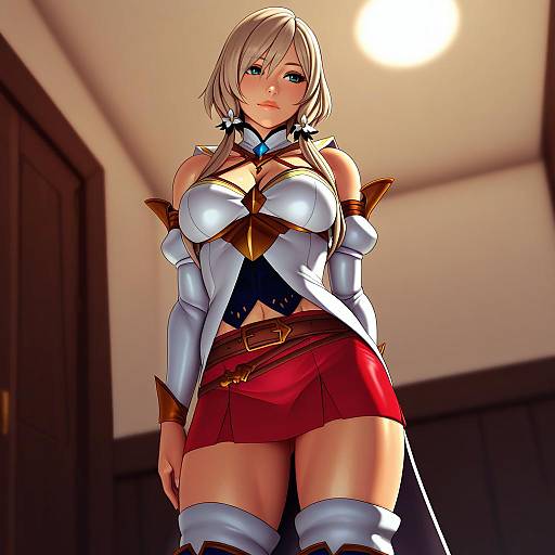 Illustration of Ashelia b'nargin dalmasca, final fantasy in the style of John doe