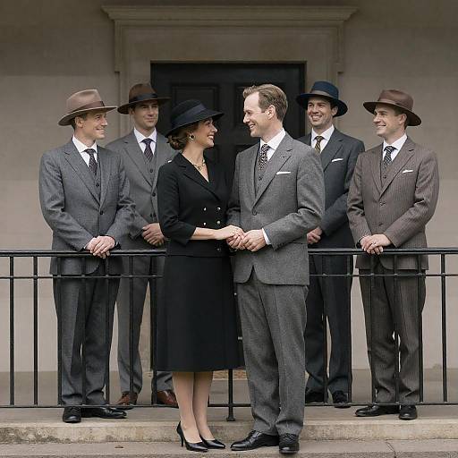 Elegant Vintage Gathering in Stone Setting