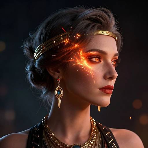 Futuristic 50-Year-Old Male Portrait