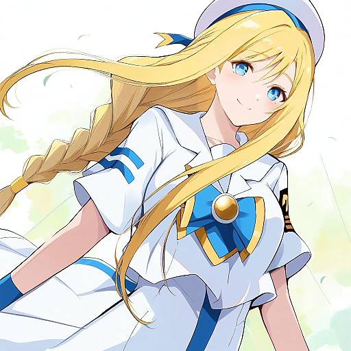 Illustration of Alicia florence, aria (manga) in the style of Wewe