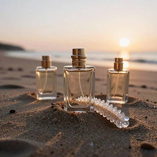 Crystalline Sandworm Perfume Bottle Close-Up
