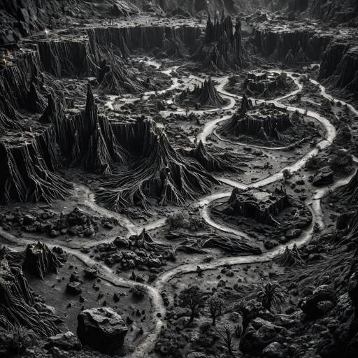 Post-Apocalyptic Campaign Map Etching